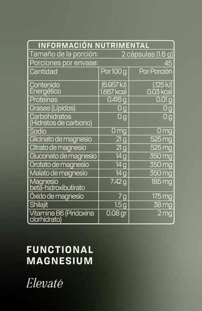 FUNCTIONAL MAGNESIUM